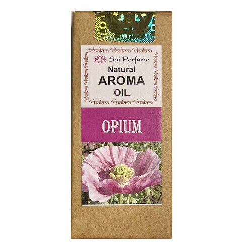 Natural Aroma Oil OPIUM, Shri Chakra (Натуральное ароматическое масло опиум, Шри Чакра), 10 мл.