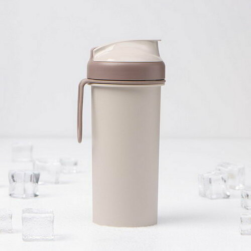 Бутылка для холодных напитков с петлей 400 мл цвет светло-бежевый 567₽