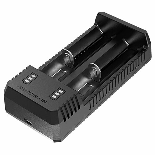 Зарядные устройства NITECORE UI2 18650/21700 на 2*АКБ Intellicharge V2 Совместим с Li-ion и IMR аккумуляторами с автоматическим определением