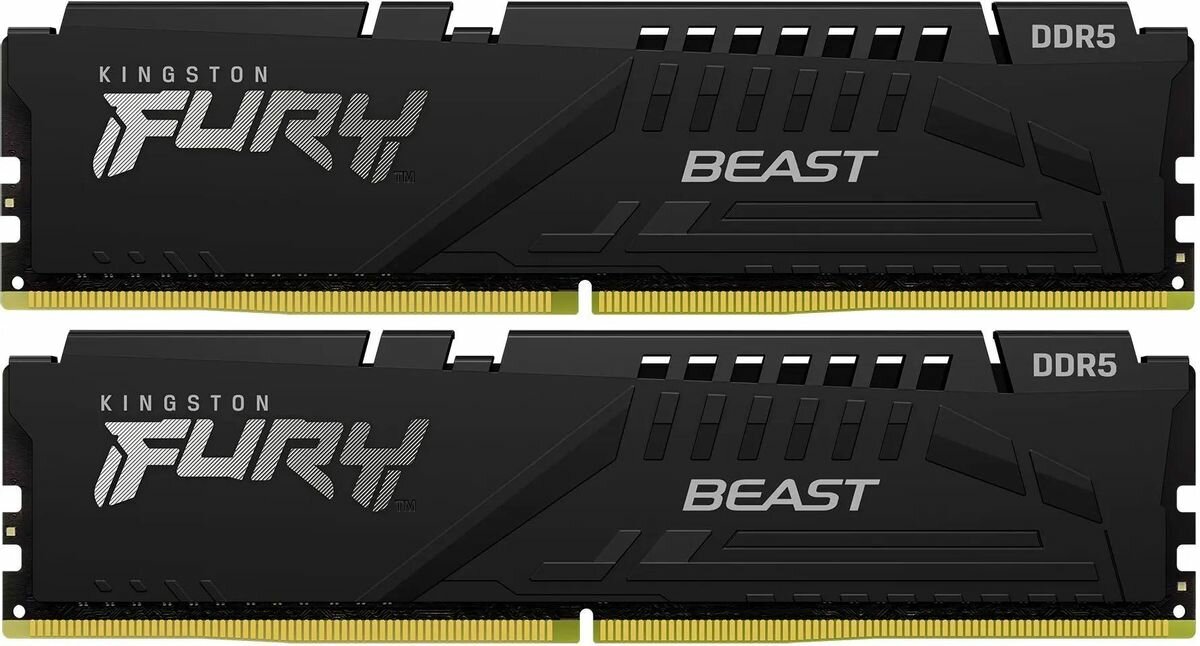 Оперативная память Kingston Fury Beast KF552C40BBK2-16 DDR5 - 2x 8ГБ 5200МГц, DIMM, Ret