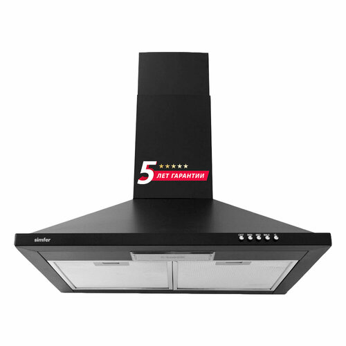 Настенная вытяжка Simfer SM62B1 ширина 60 см цвет черный 13385₽