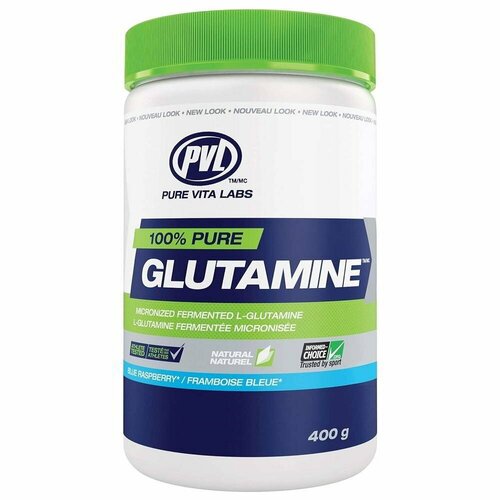 PVL 100% Pure Glutamine 400 гр (PVL) Голубая малина