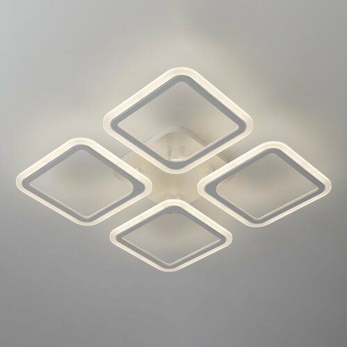 Люстра светодиодная Citilux Марсель CL232140R, 70 Вт, кол-во ламп: 4 шт., цвет: белый