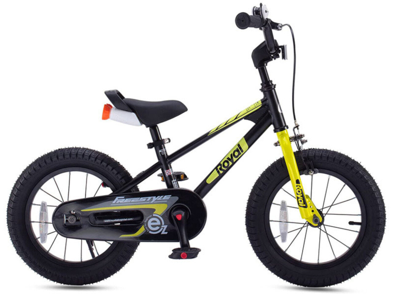 Детский велосипед Royal Baby Freestyle EZ 14" (2024) 14 Черный (94-114 см)