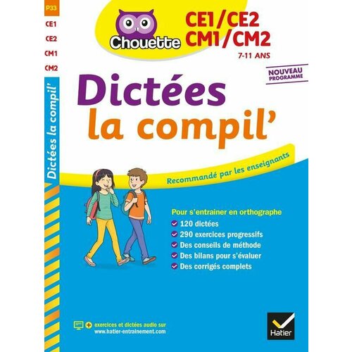 Dictees du CE1 au CM2 la compil'