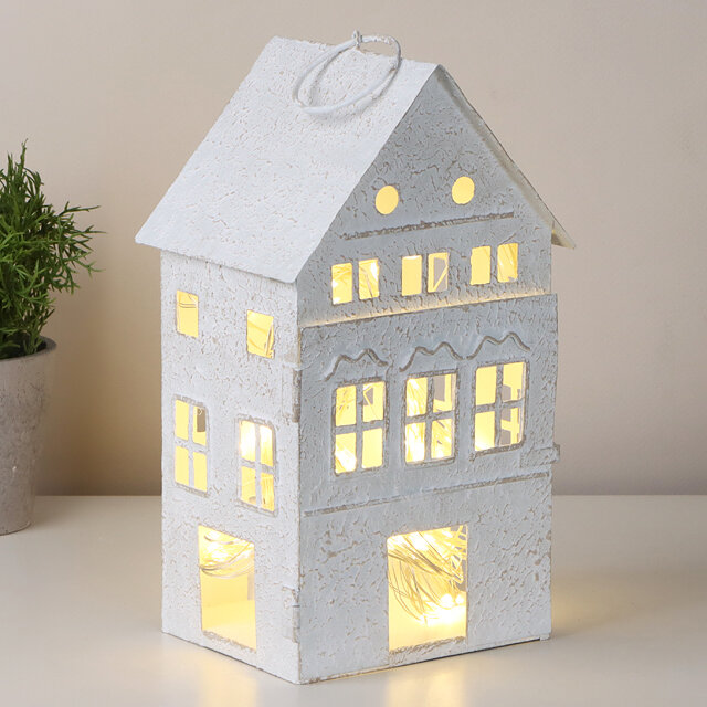 Декоративный подсвечник - домик Фиренца 22 см