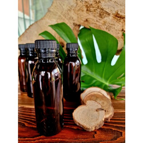 Бутылка из темного пластика 150 мл, набор 6 шт.