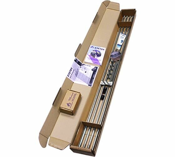 Комплект заземления EZETEK EZ 6 6 метров 16мм 5х1200мм с насадкой SDS-max 60282