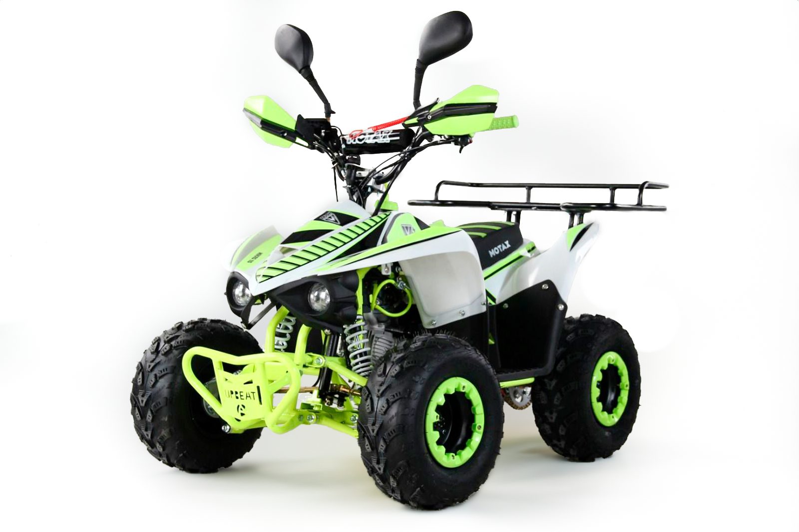 Квадроцикл бензиновый, подростковый MOTAX MIKRO 110 NEW, зеленый, нагрузка до 100кг, скорость до 65 км/час