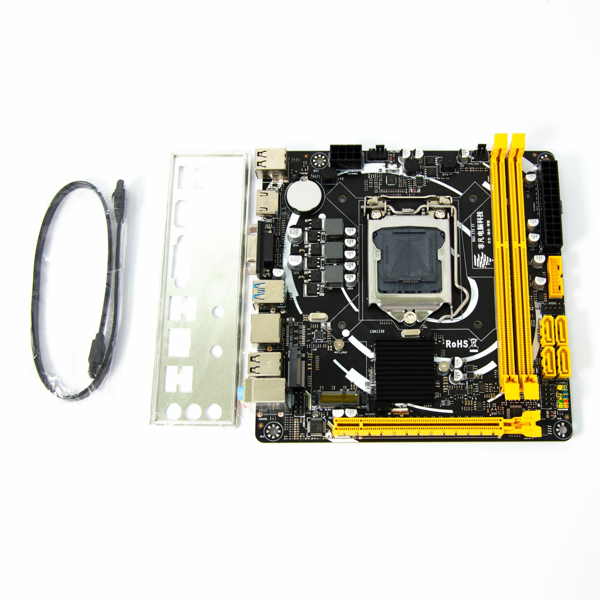 Материнская плата B85 ITX FF LGA1150 DDR3 VGA HDMI M.2 Mini-ITX