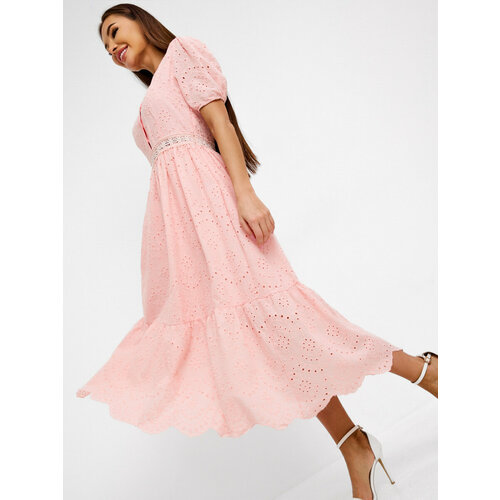 Платье Abby, размер S, розовый ажурное нарядное платье на девочку размер 120