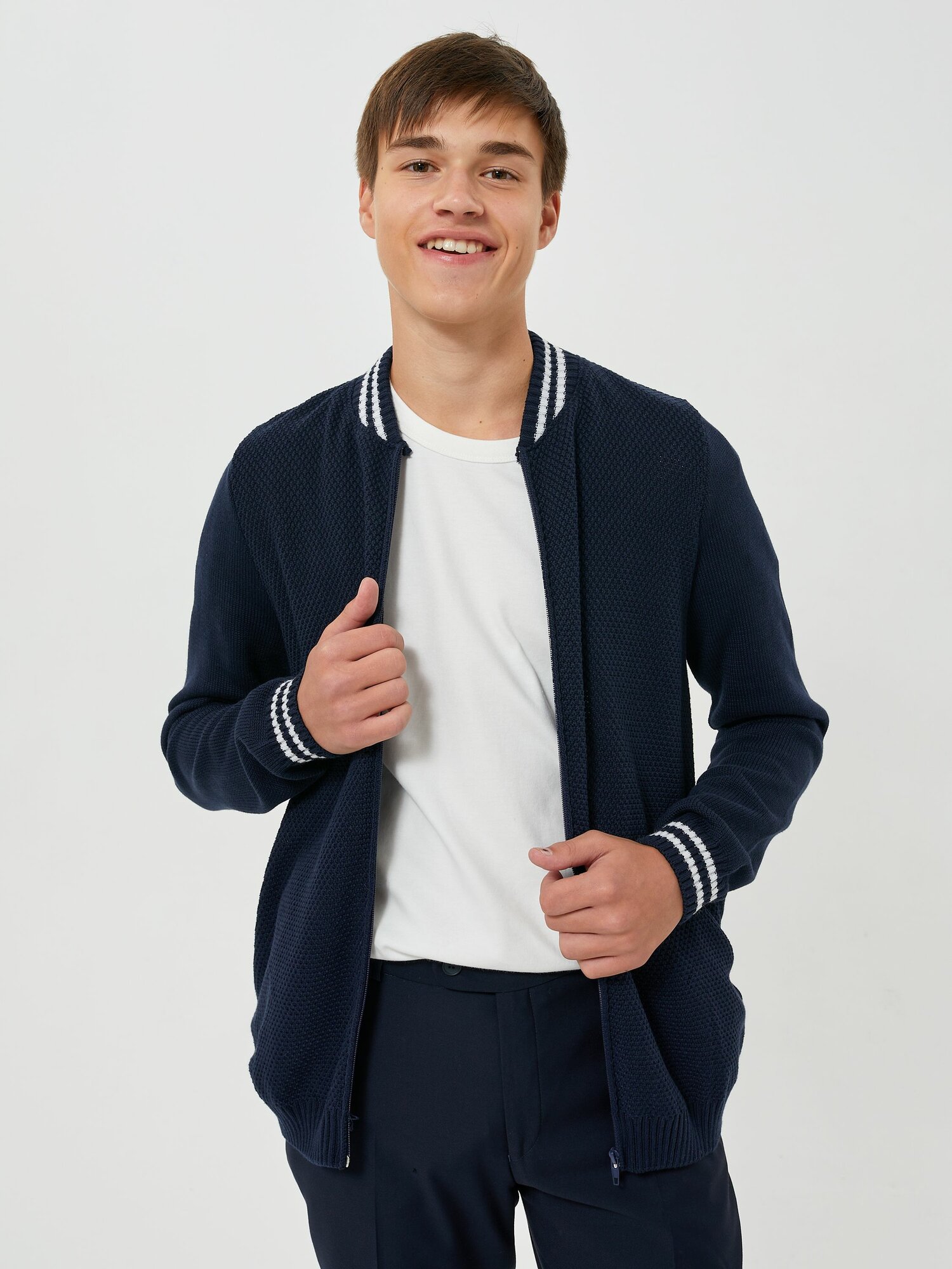 Джемпер ALEX KATASONOV размер 88 синий