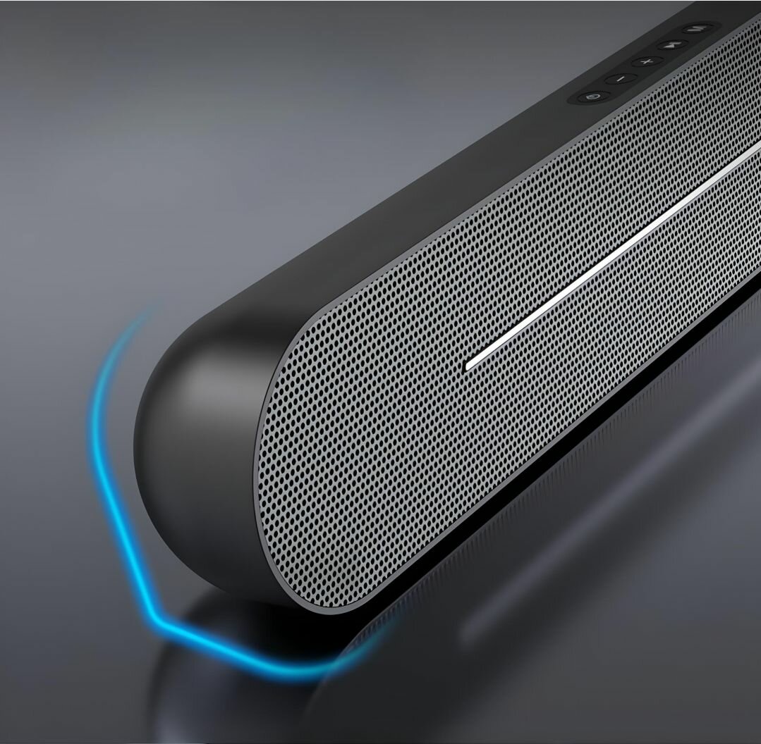 Обзор: Колонка портативная - Саундбар для телевизора и для компьютера с Bluetooth. Черная