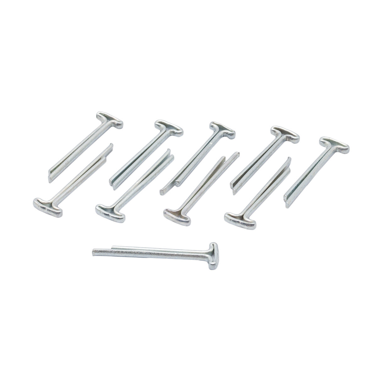 Шплинты для игрушек T-образные (крепления для подвижности рук и ног игрушек) Айрис, 2,5*25 мм, цинк, 10 шт — фото 1