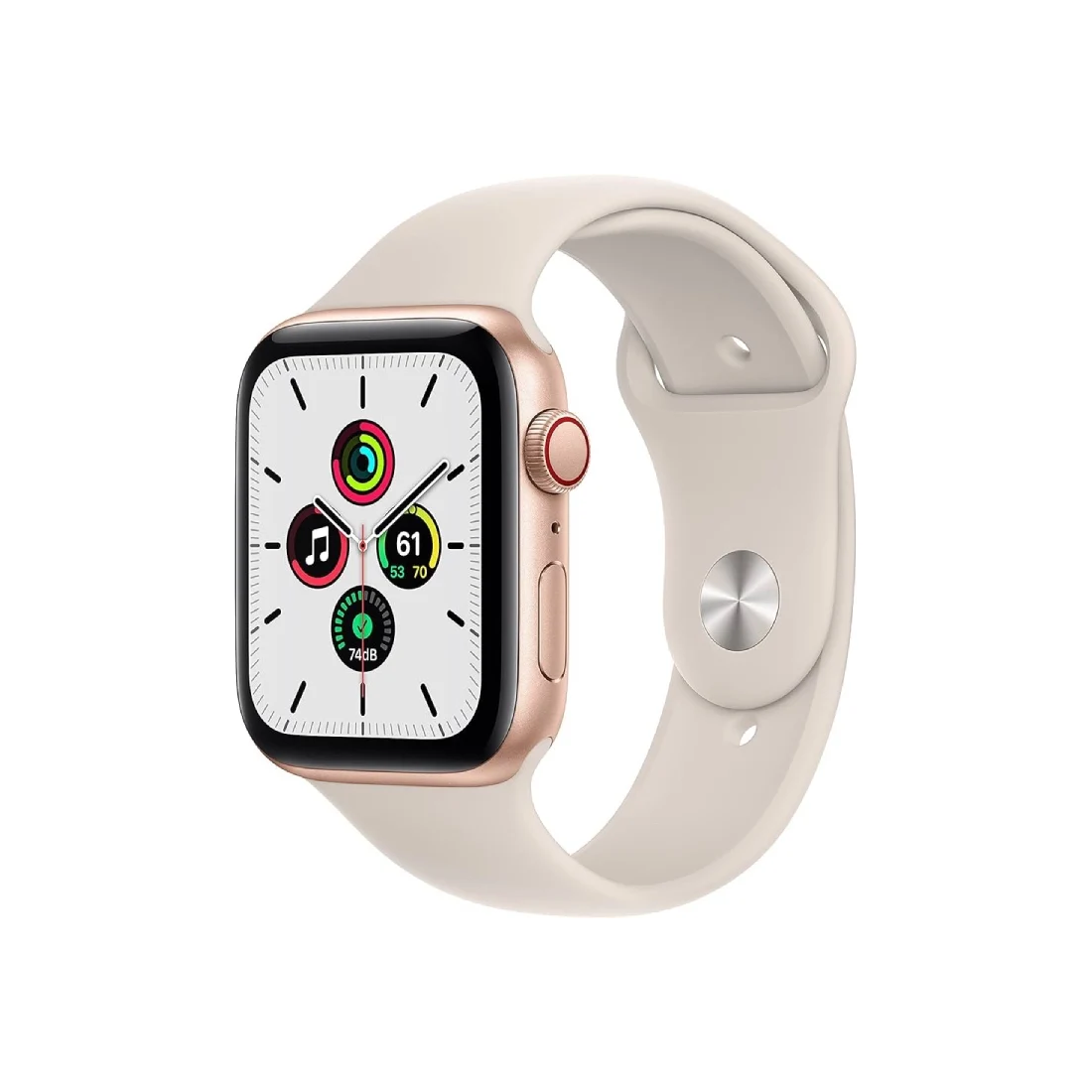 Умные часы Apple Watch SE 40 мм Aluminium Case Cellular, золотистый/сияющая звезда
