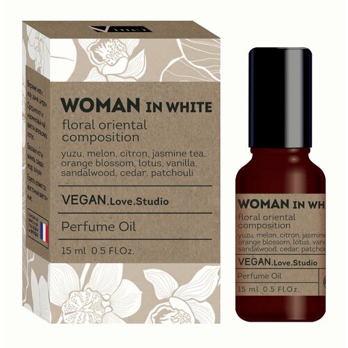 фото Delta parfum масло парфюмерное женское vegan love studio woman in white, 15мл today parfum
