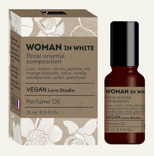 Изображение товара Delta parfum Масло парфюмерное женское Vegan Love Studio Woman In White, 15мл