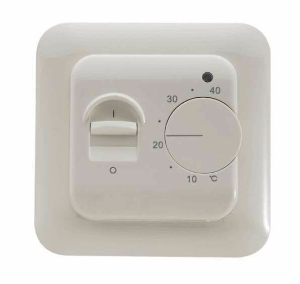 Термостат механический MST-1 (OTN-1991; RTC 70.26; MT-26; R70XT; MTT-2; M5.713) 16А 3.6кВт для теплых полов датчик пола бел. Grand Meyer MST-1