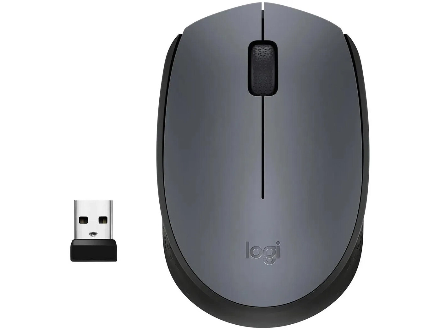 Беспроводная мышь Logitech M170 1000dpi, Wireless, 70 г, серый 910-004646