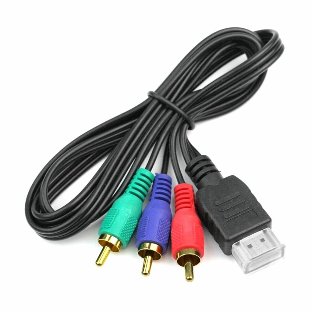 HDMI-совместимый разъем для подключения видео-аудио кабеля 3RCA к телевизору с разрешением 1080P HDTV Простое использование