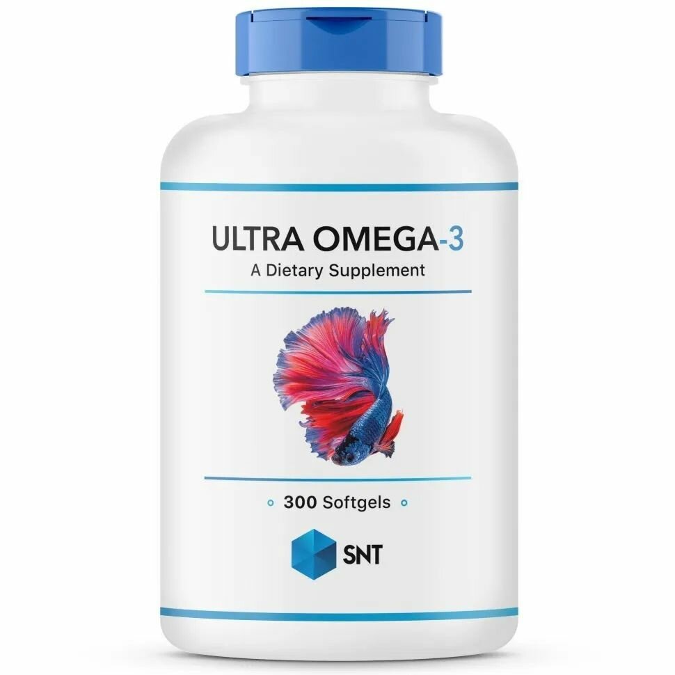 SNT Ultra Omega3 1250 мг 300 капсул СНТ Ультра Омега рыбий жир