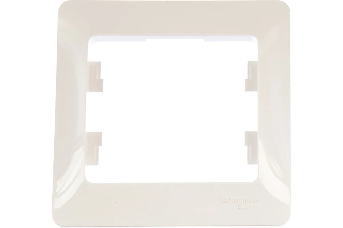 Systeme Electric Glossa рамка 1-модульная белая GSL000101 для панели выключателя — фото 1