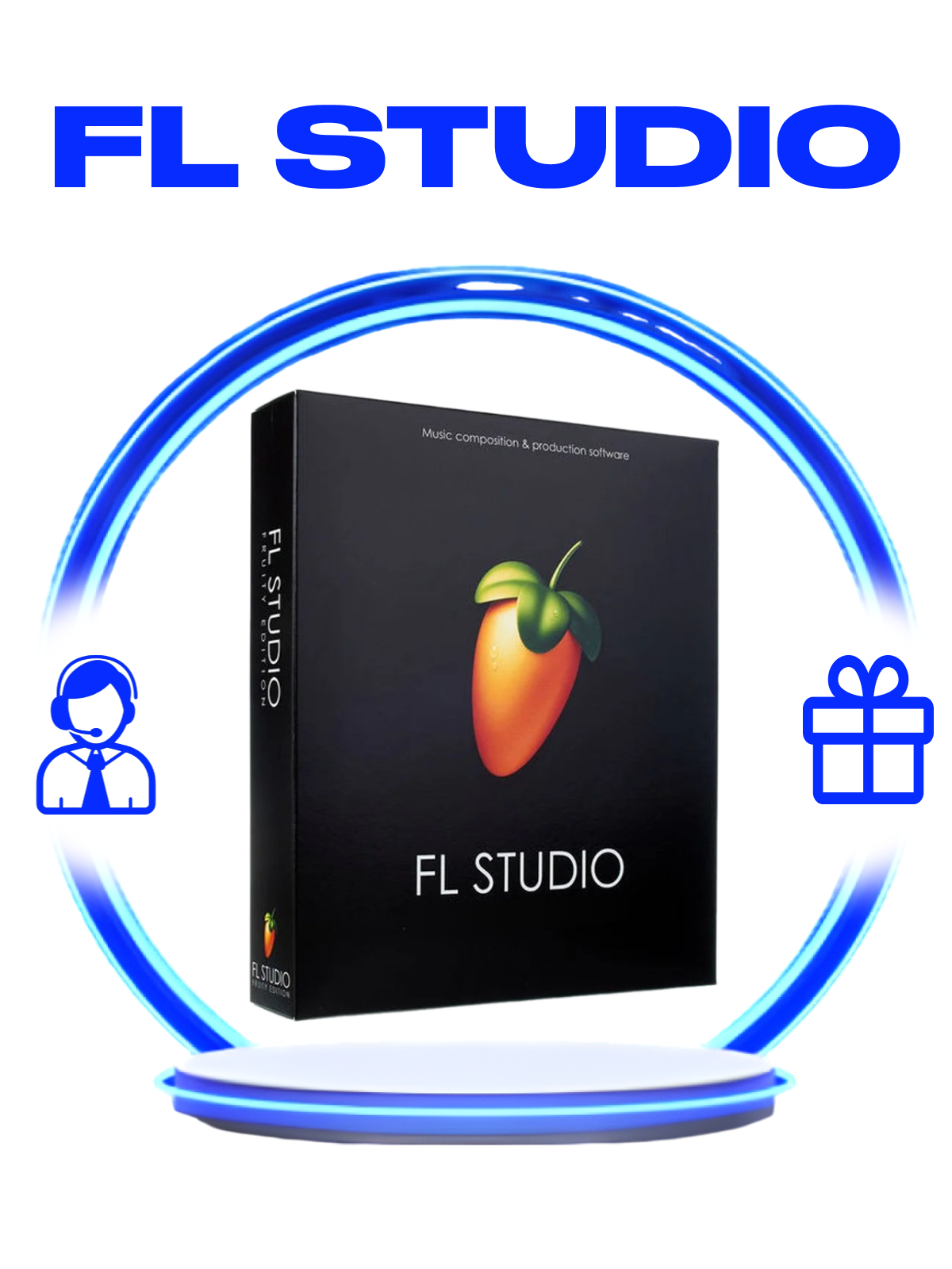 USB-накопитель "FL Studio 21", USB 3.2, 64 ГБ, подарок внутри