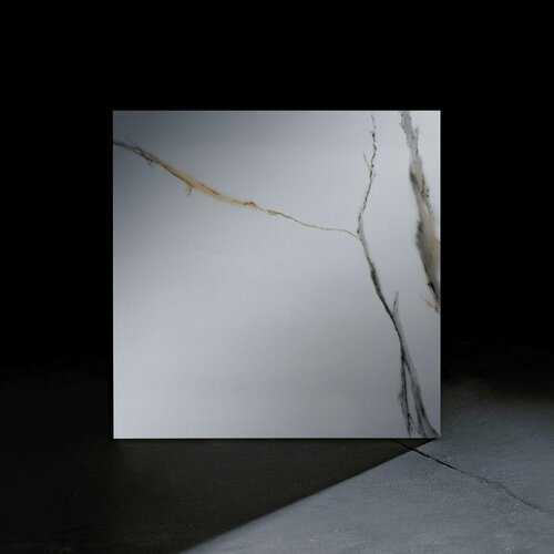 Изображение товара Керамогранит ETERNAL 60 х 60 см, Statuario Rock, глянцевый, 1,44 м2 в упаковке (4 шт.)