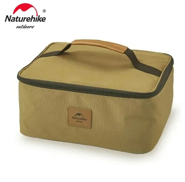 Сумка-чехол Naturehike, для хранения газовой плиты CNH22CJ011, полиэстер 60%/хлопок 40%, хаки
