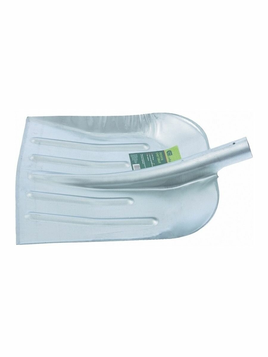 Лопата для уборки снега Сибртех стальная 33х37 см без черенка (61536)