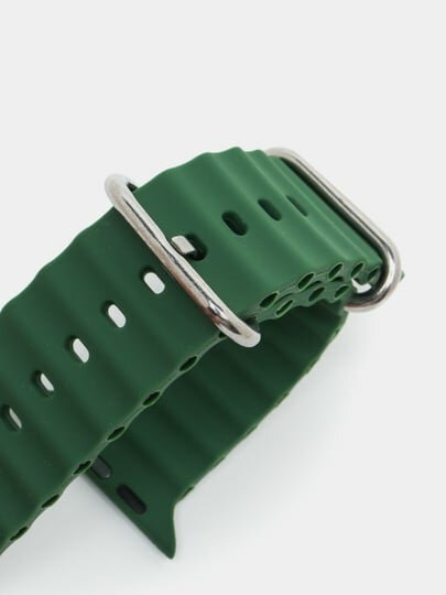 Ремешок силиконовый для Apple Watch 3,4,5,6,7,8 SE и Ultra, размер 42 / 44 / 45 / 49 мм — фото 1