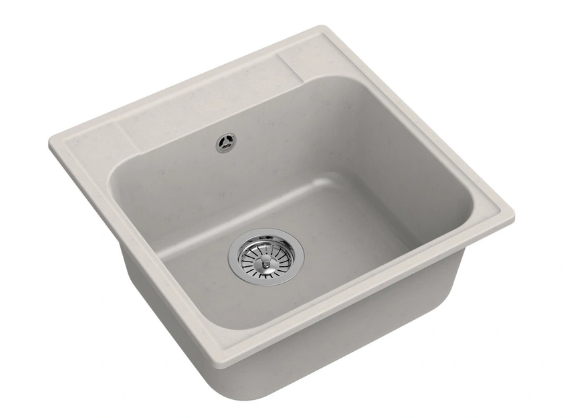 Мойка кухонная GranFest QUARZ GF-Z48 белый