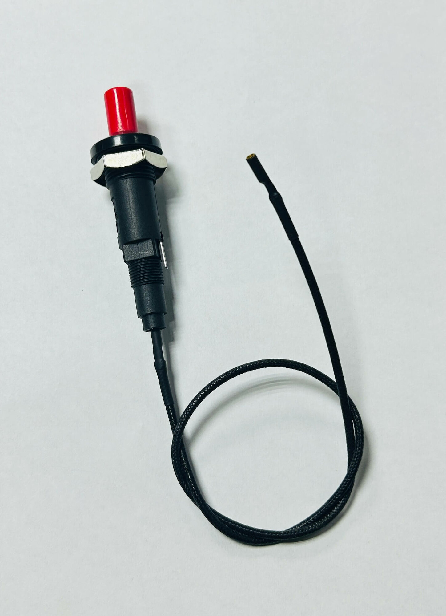 Универсальная пьезокнопка, резьба М18 L90мм с кабелем 400 мм для газовых котлов