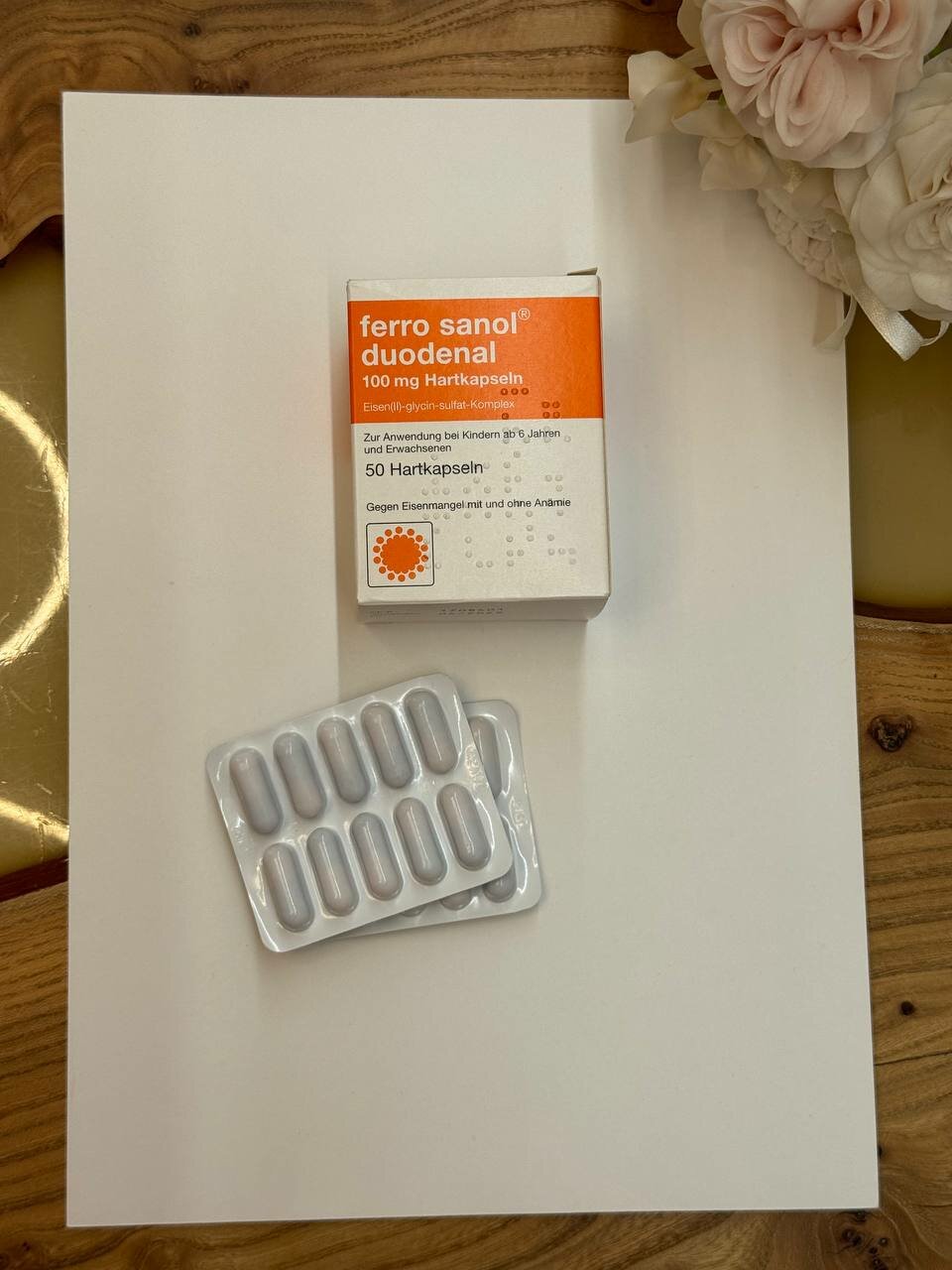 Картинки Ferro Sanol Duodenal 100 мг, Железо 50 капсул (Ферро Санол Дуоденал)