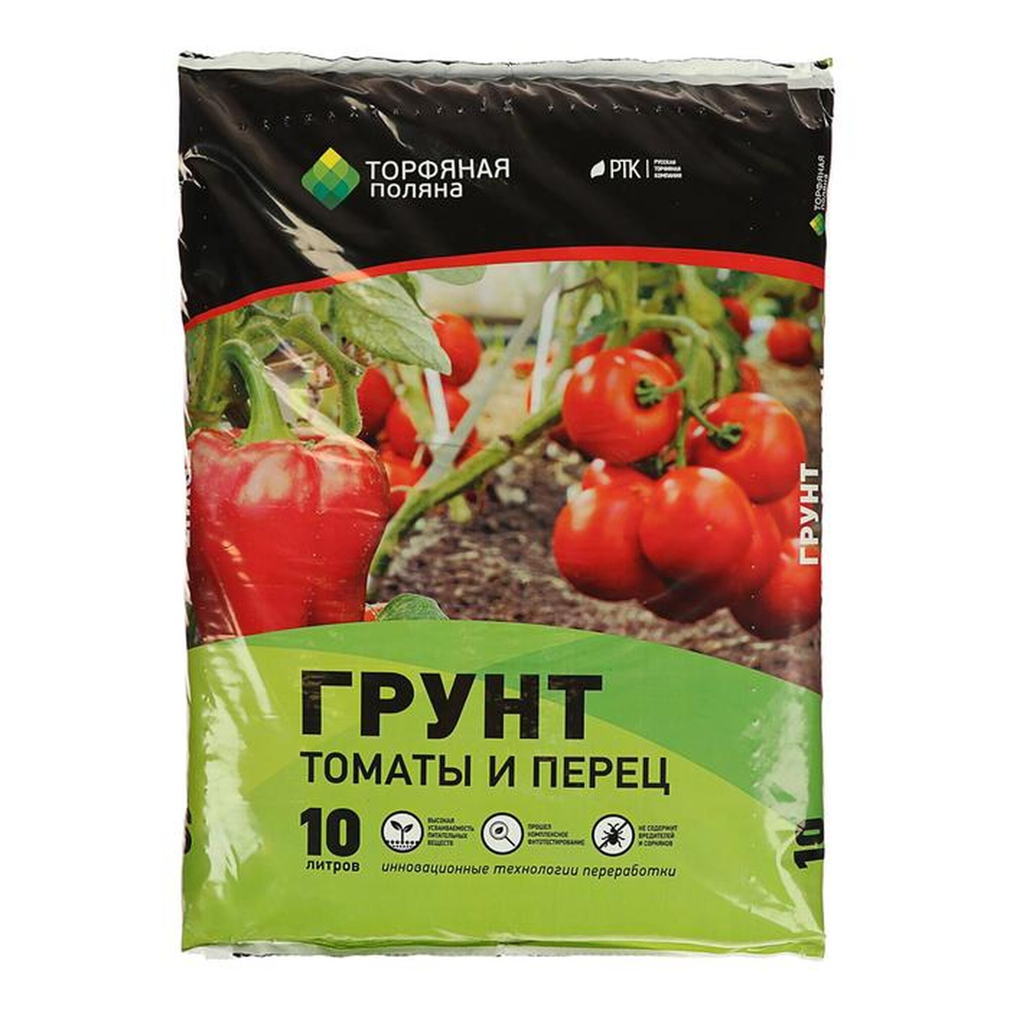 Грунт  Торфяная поляна  для Томатов и перцев  10 л