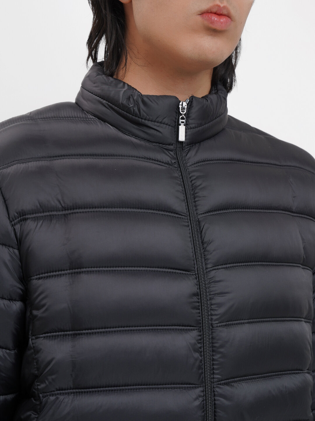 Куртка , размер 4XL, черный/угольный серый — фото 1