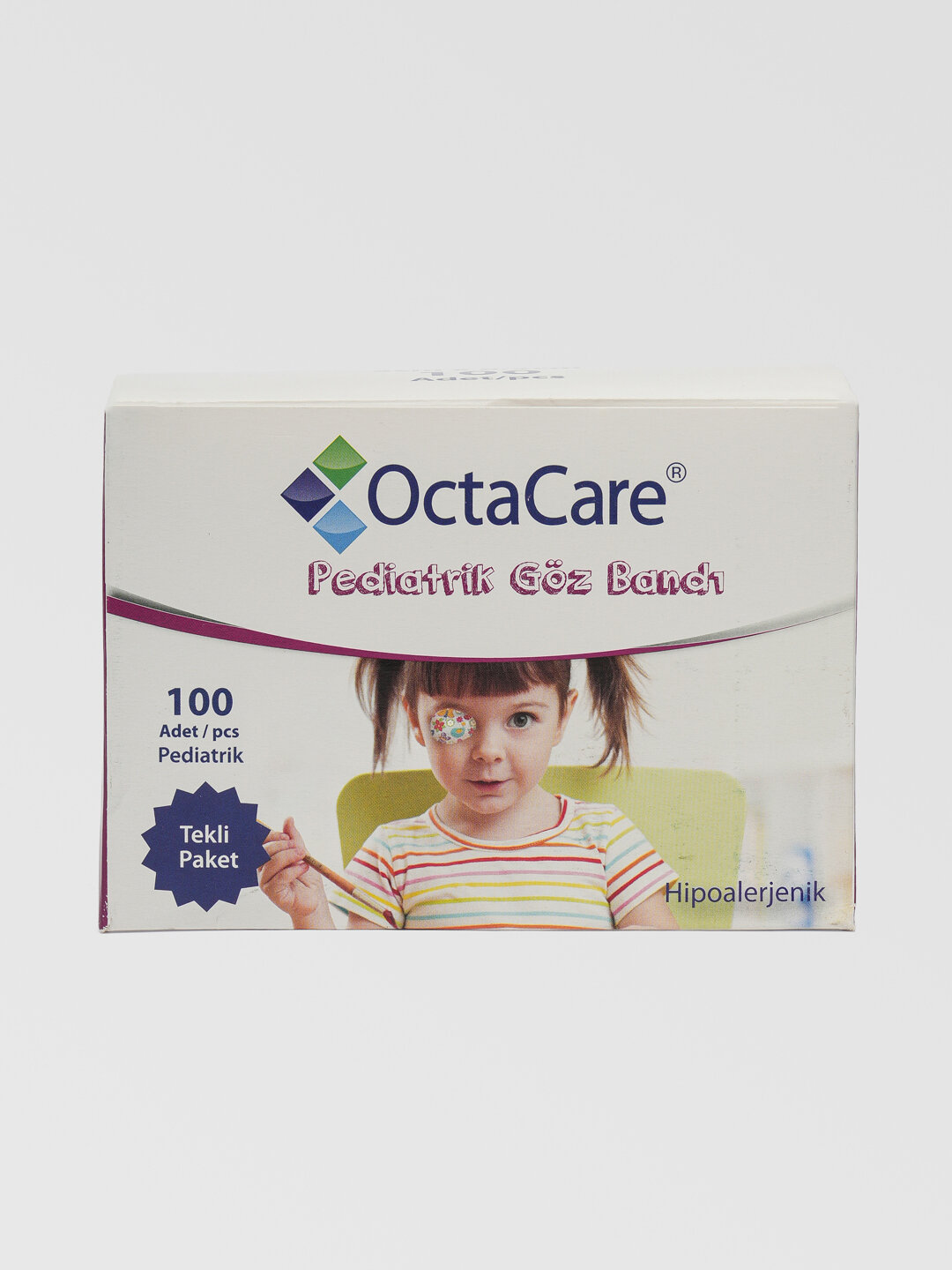 Оклюдер Пластыри для глаз и век , для девочек 100 штук.