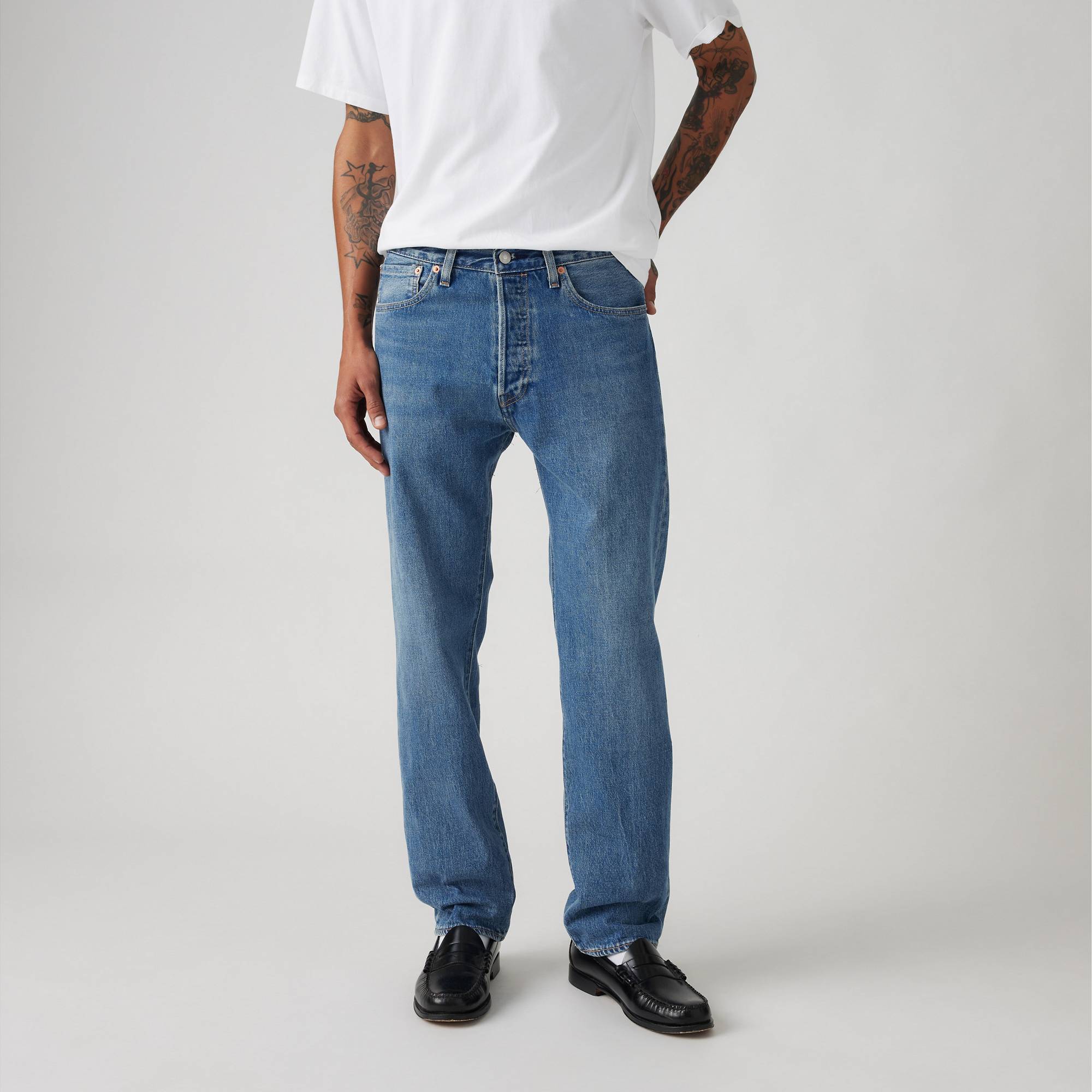 Джинсы Levi's 501® Levi's®ORIGINAL, размер 33/32, cиний