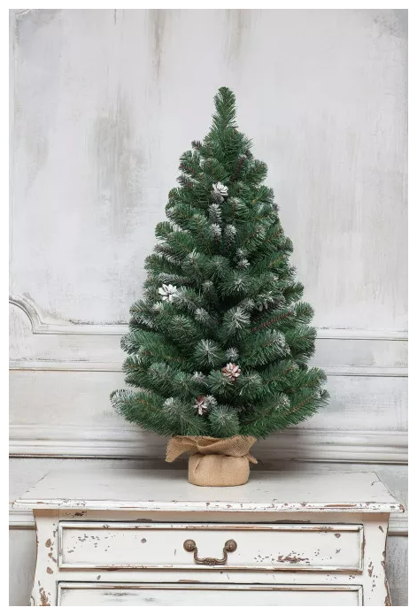 Ель искусственная ЕлкиТорг Снежная королева заснеженная, 60 см — фото 1