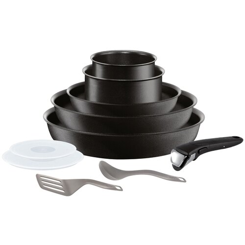 Набор посуды Tefal Ingenio Exeption L6749402 10 пр. черный