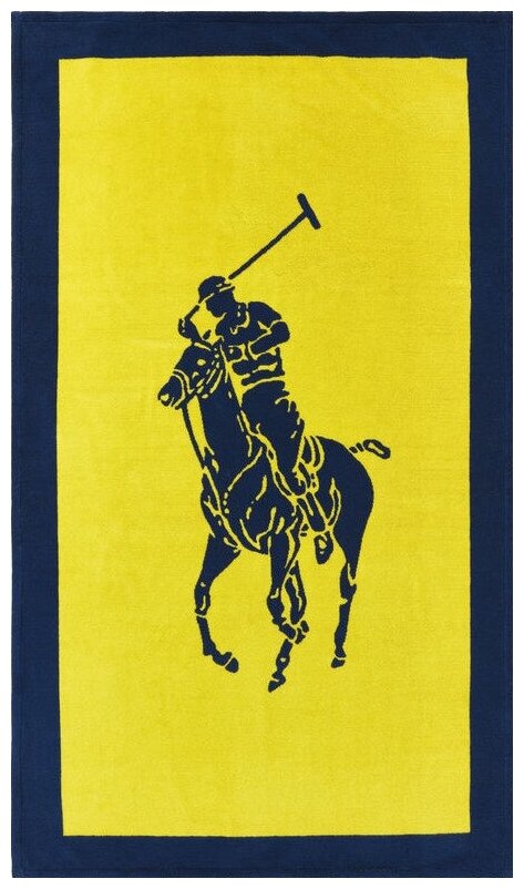 Полотенце для фитнеса Ralph Lauren Polo Yellow 100x170 см
