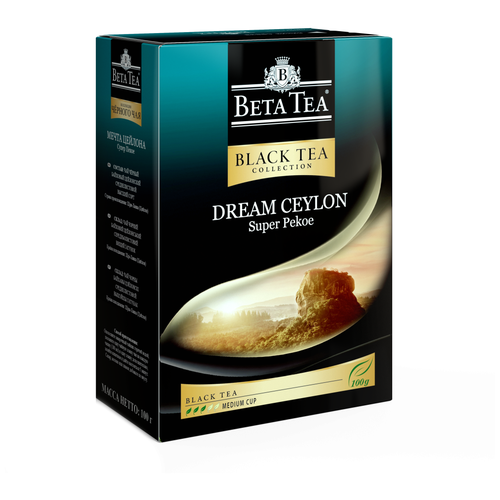 Чай черный Beta Tea Black Tea Collection Dream Ceylon Super Pekoe, 100 г