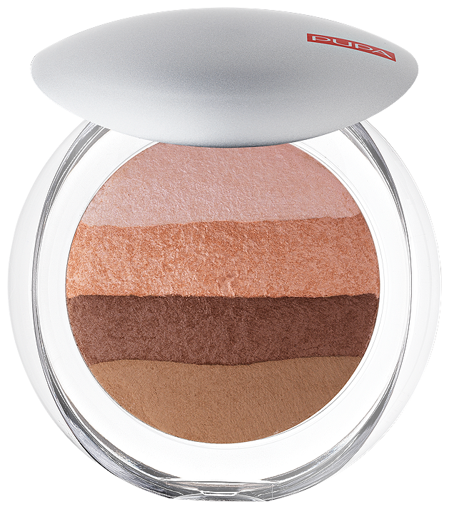 Pupa Luminys Румяна-пудра-иллюминатор Baked All Over Illuminating Blush-Powder, 02 stripes natural