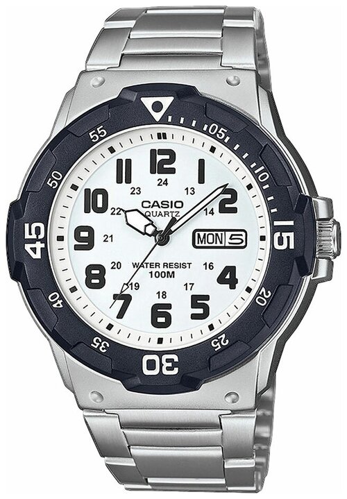 Наручные часы CASIO Collection MRW-200HD-7B, серебряный, черный