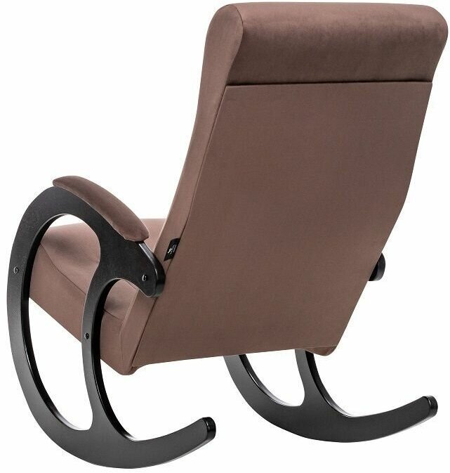 Кресло качалка Модель 3, Венге, ткань Maxx 235 - фотография № 4