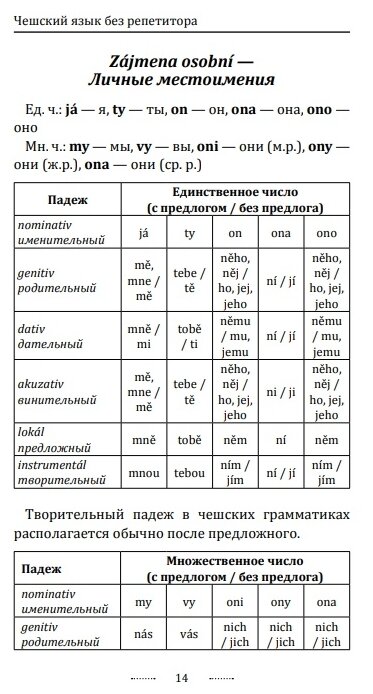 Грамматика чешского языка за 30 дней - фото №19