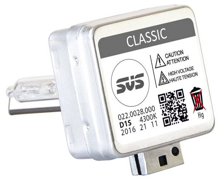 Лампа ксеноновая D1S 4300К AC, Classic, 1шт, SVS - фото №3