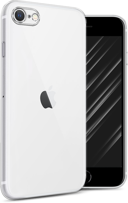 Силиконовый чехол на Apple iPhone SE 2020 / Айфон SE 2020, прозрачный