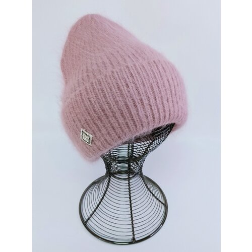 фото Шапка бини yuan meng, размер 56-59, коричневый