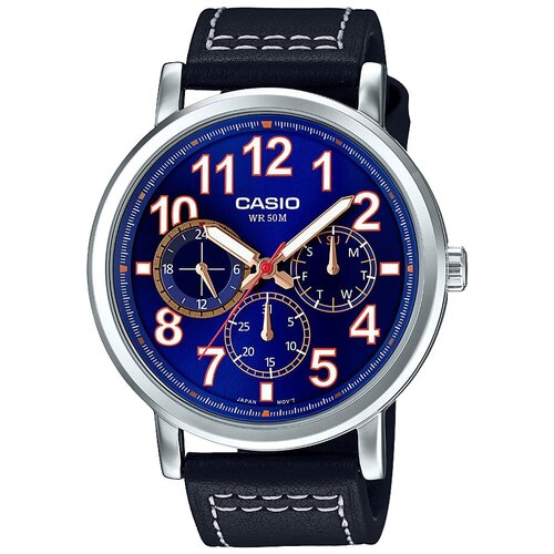 Наручные часы CASIO, синий, черный